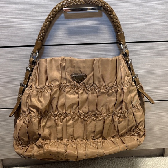 Prada Handbags - Prada Tessuto Gaufre Hobo
